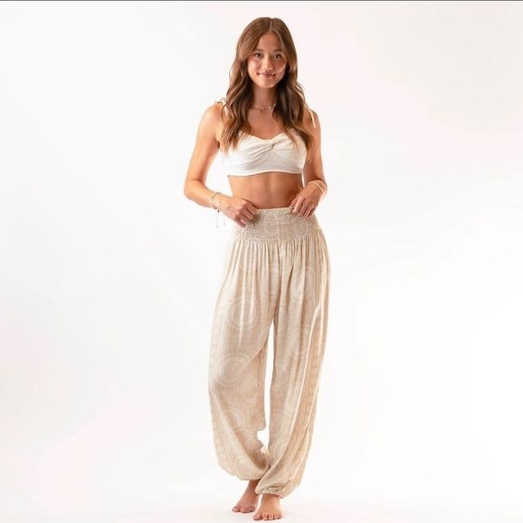 Women's Lotus and Luna Koh Lipe Beach / Yoga / Harem Pants - Miss Dressy 