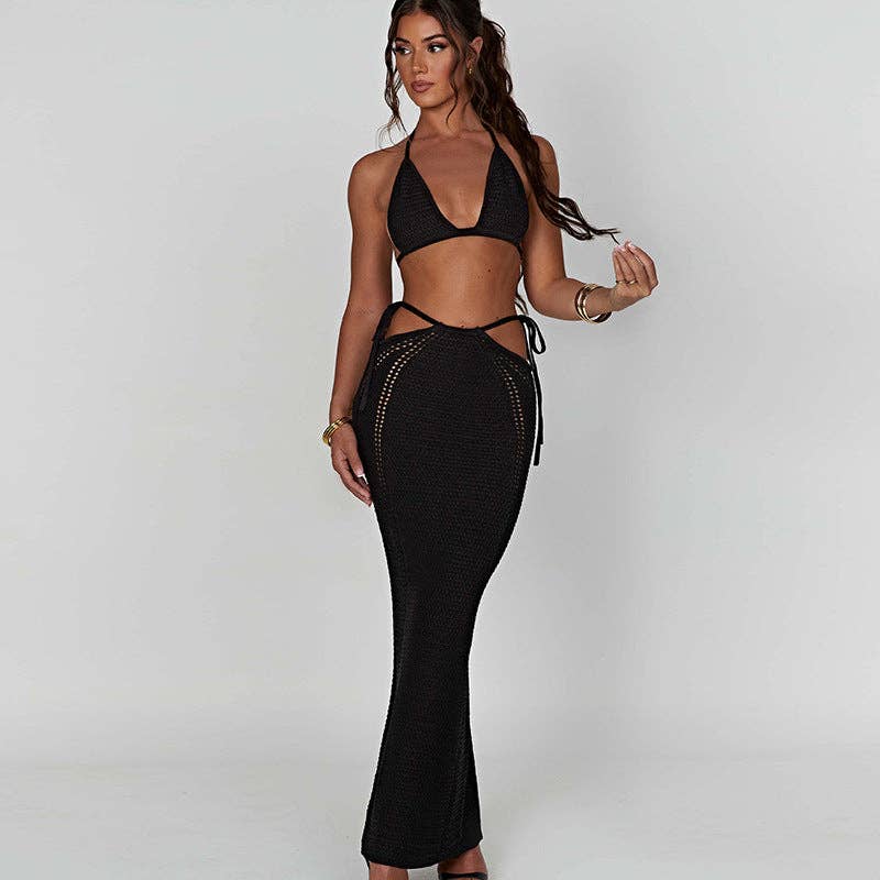 Women's Crochet Backless Sexy Cut Out Bodycon Dress Miss Dressy Women's Crochet Backless Sexy Cut Out Bodycon Dress Miss Dressy